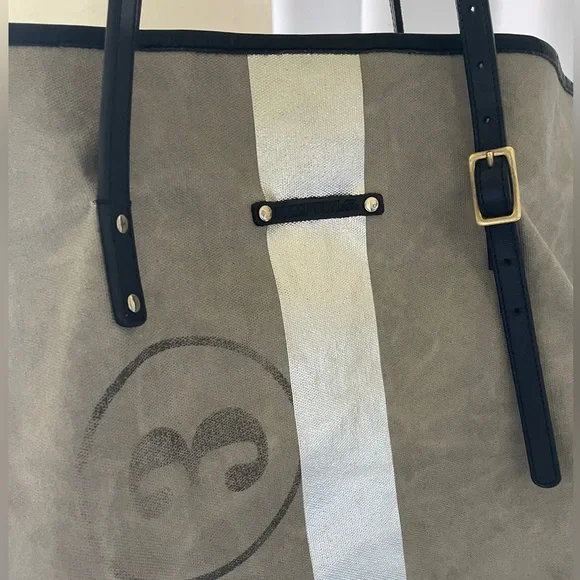 Kempton & Co Tote GM / US MAIL silver stipe - Picture 8 of 8